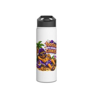 Cookie "Too Cool to Share Cookies" Character Edelstahl-Wasserflasche | Crunchiverse