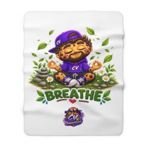 Cookie Character Sherpa Fleecedecke | "Breath" | Crunchyverse