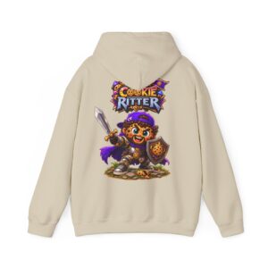 Kuschliger "Cookie Ritter" Oversize-Hoodie | Snack Mascot Illustration