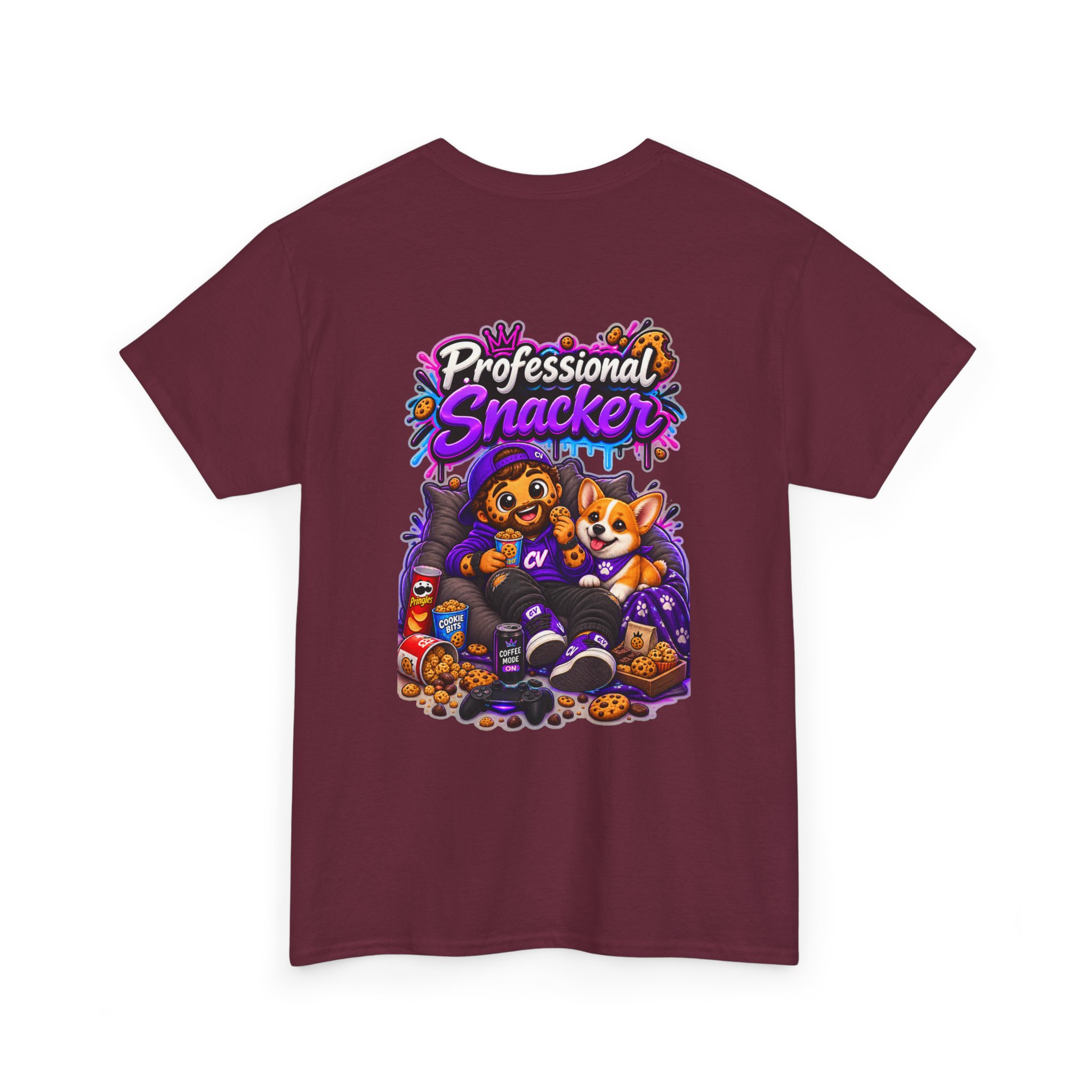 Oversize "Professional Snacker" T-Shirt | Snack Cookie Graphic Tee – Bild 11