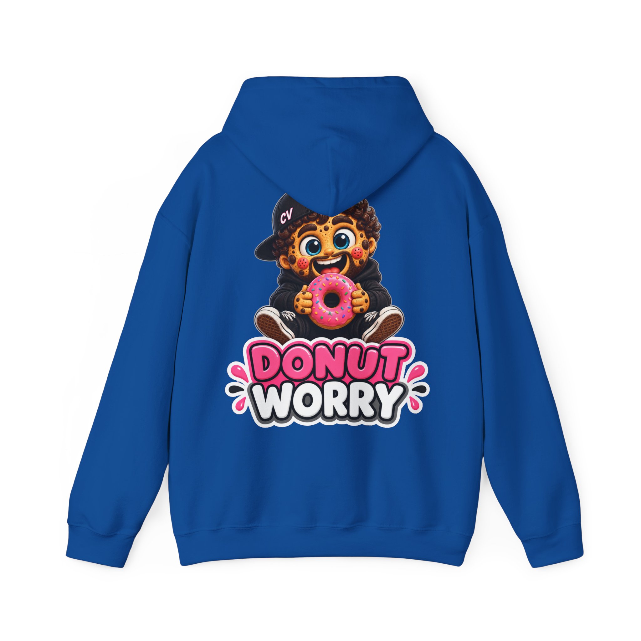 Kuschliger "Donut Worry" Oversize-Hoodie | Snack Mascot Illustration – Bild 10