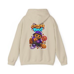 Kuschliger "No Cookies For You" Oversize-Hoodie | Snack Mascot Illustration