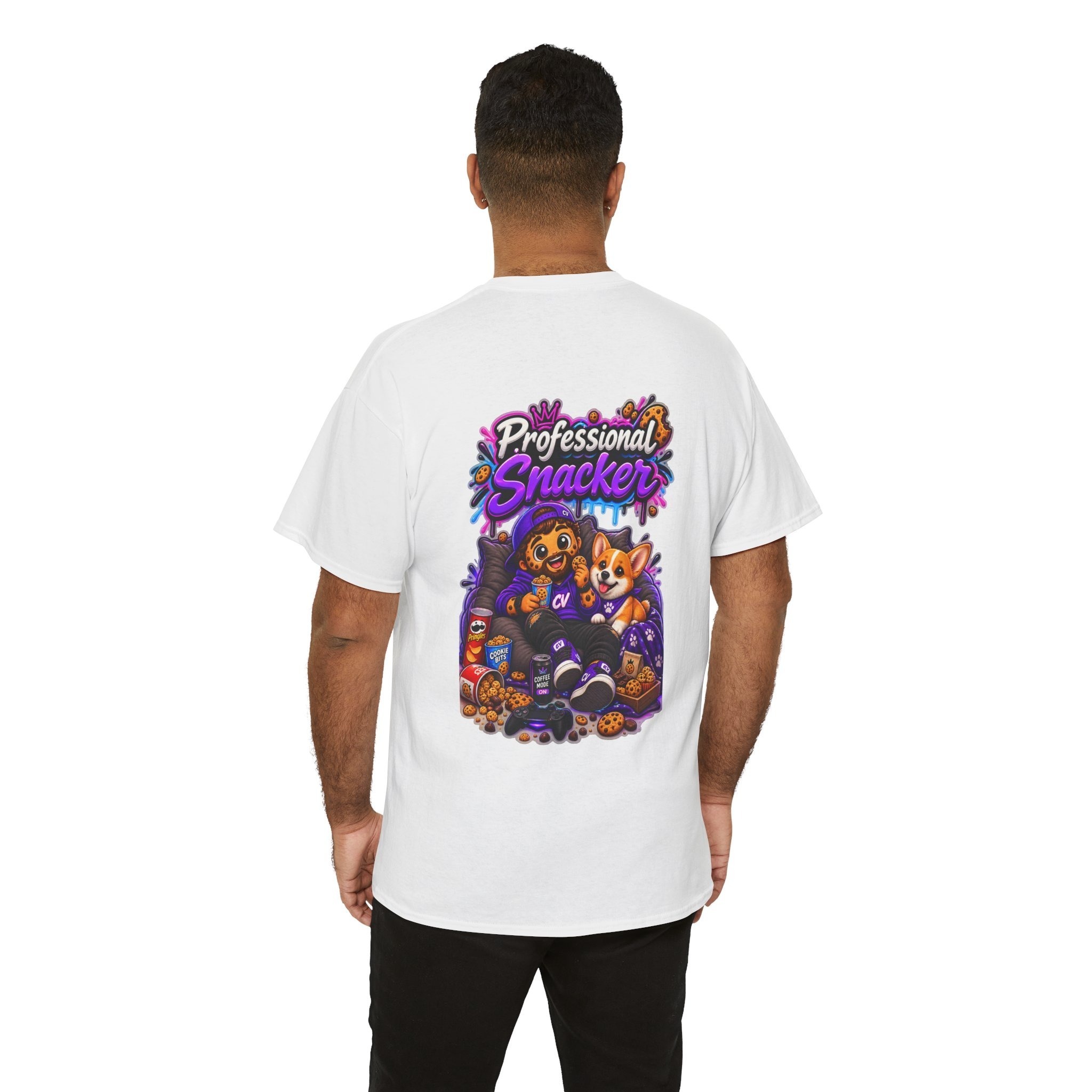 Oversize "Professional Snacker" T-Shirt | Snack Cookie Graphic Tee – Bild 6