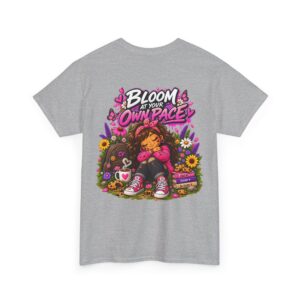 Oversize "Bloom At Your Own Place" T-Shirt | Snack Cookie Graphic Tee