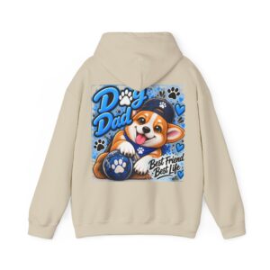 Kuscheliger "Dog Dad" Oversize-Hoodie | Snack Mascot Illustration