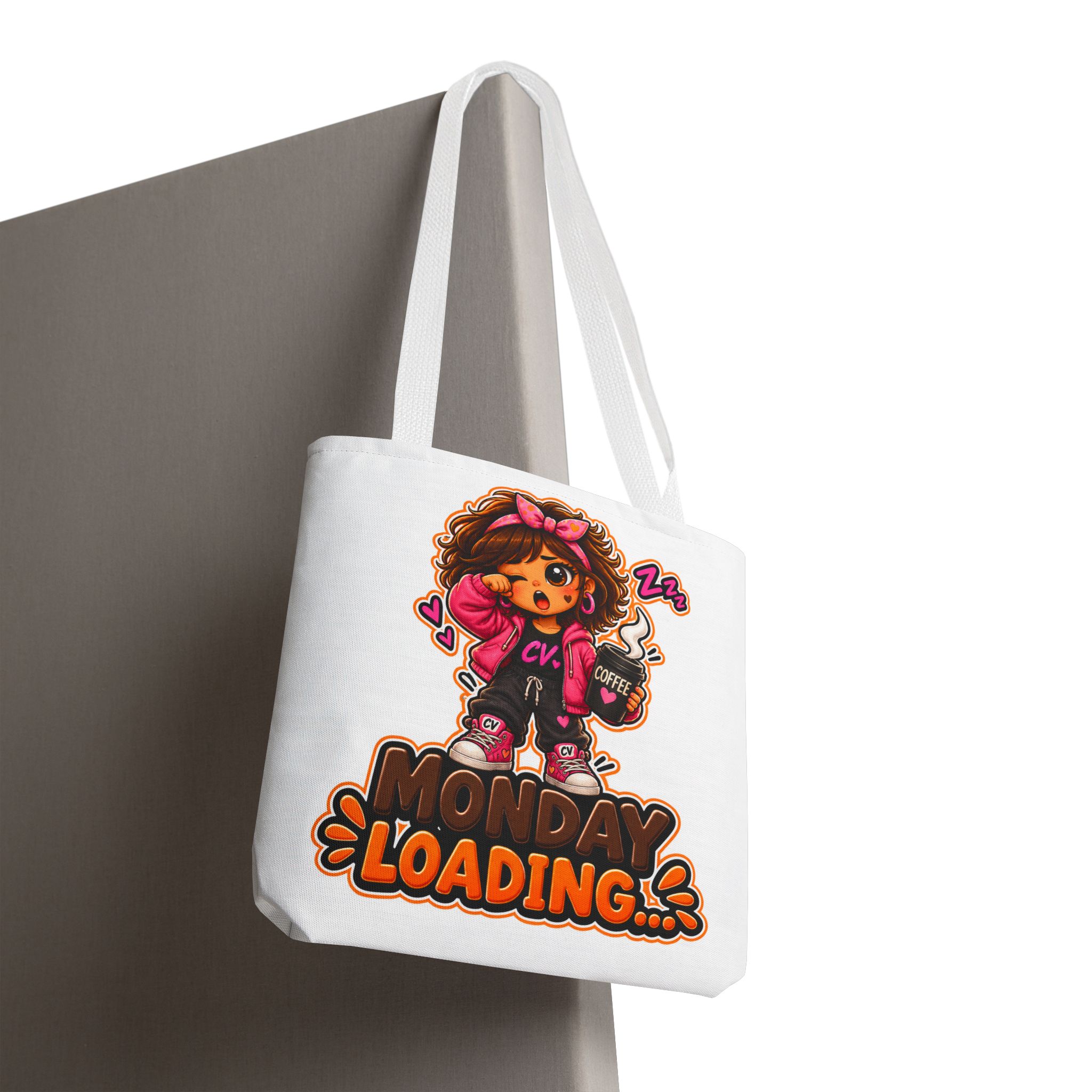 Crunchyverse Cookie Maskottchen-Tragetasche | "Monday Loading...." Character Artwork – Bild 16