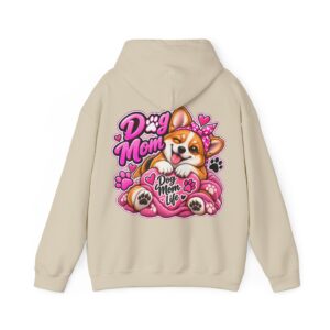 Kuscheliger "Dog Mom" Oversize-Hoodie | Snack Mascot Illustration