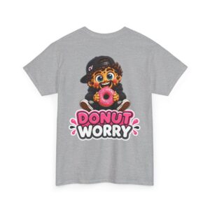 Oversize "Donut Worry" T-Shirt | Snack Cookie Graphic Tee