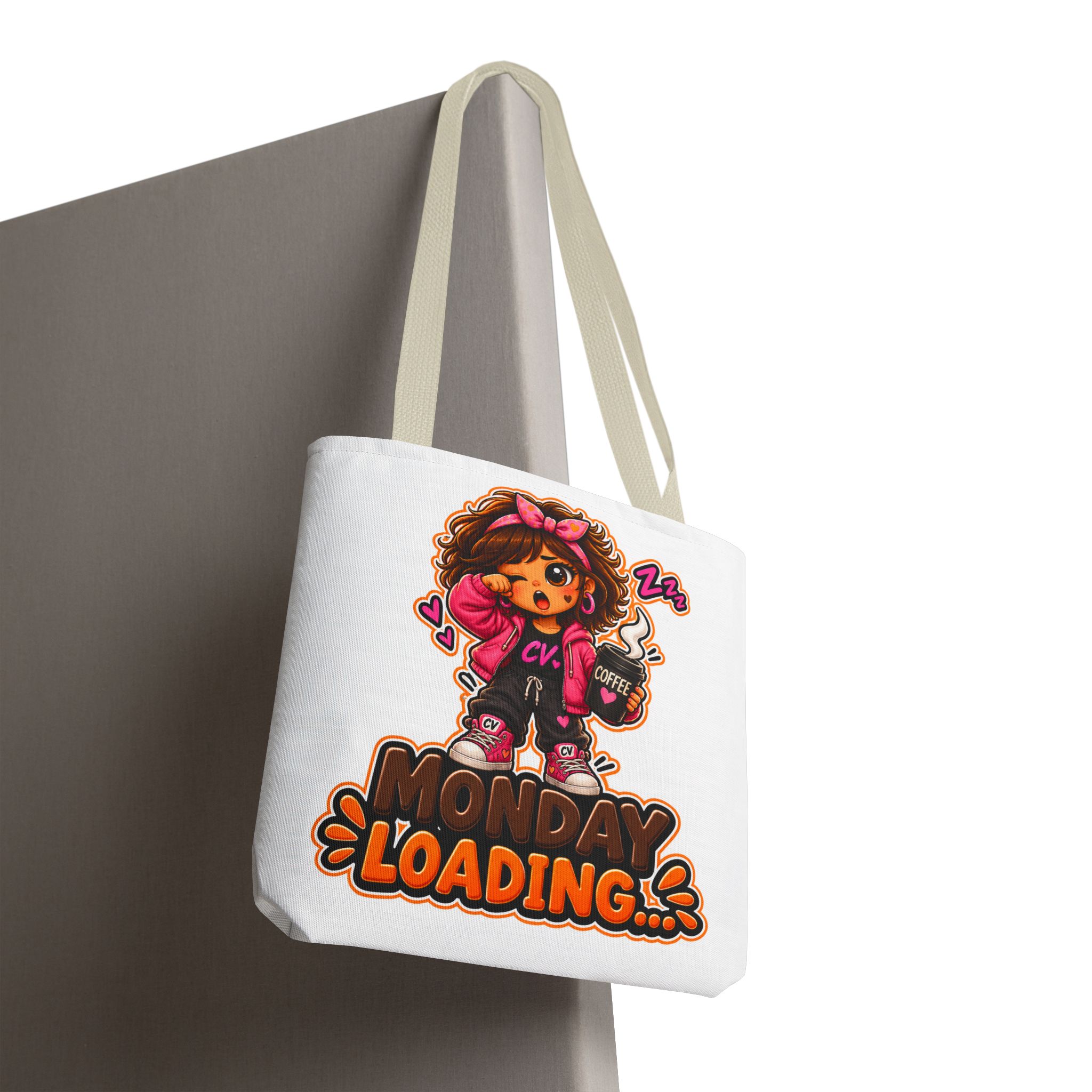 Crunchyverse Cookie Maskottchen-Tragetasche | "Monday Loading...." Character Artwork – Bild 21