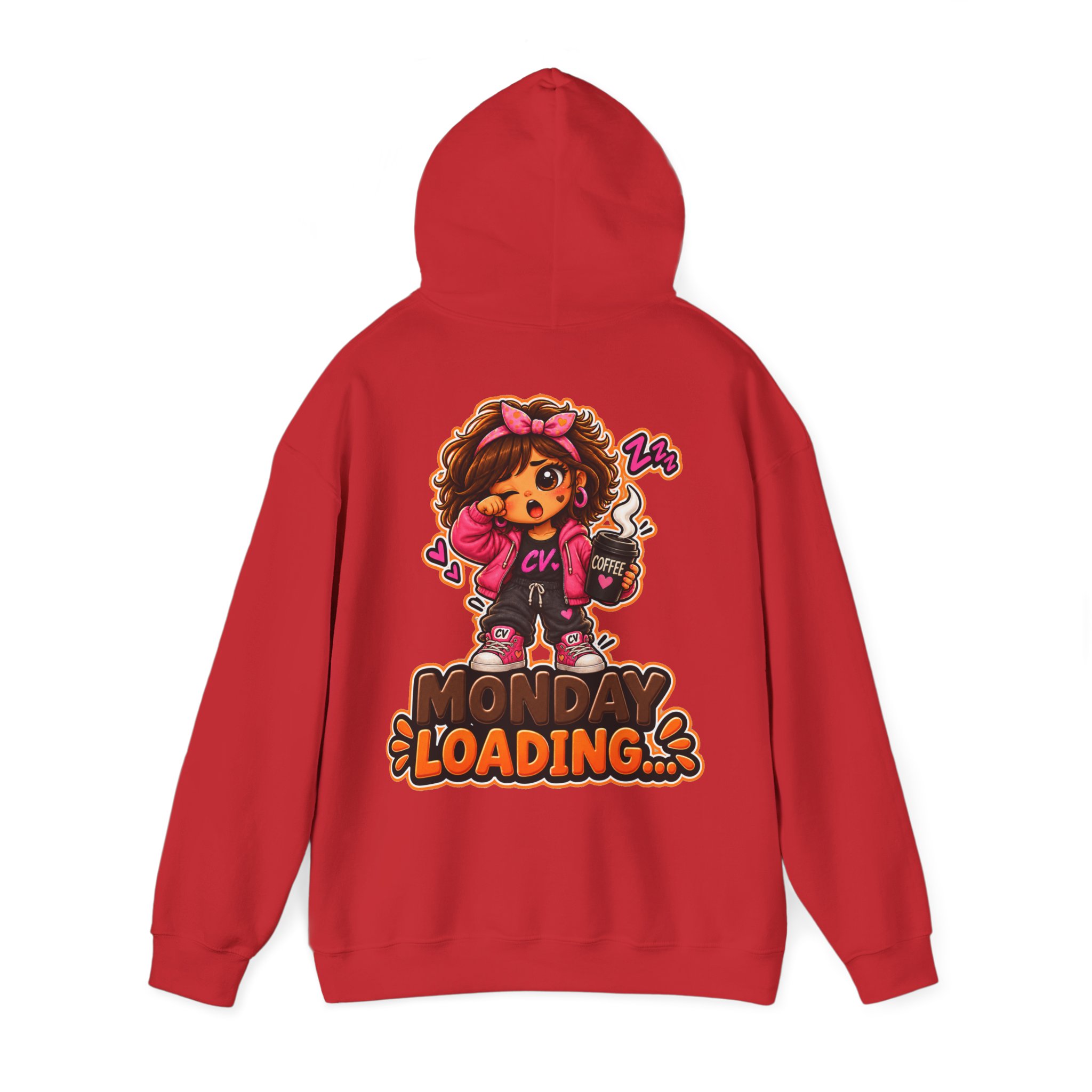 Kuschliger "Monday Loading...." Oversize-Hoodie | Snack Mascot Illustration – Bild 23