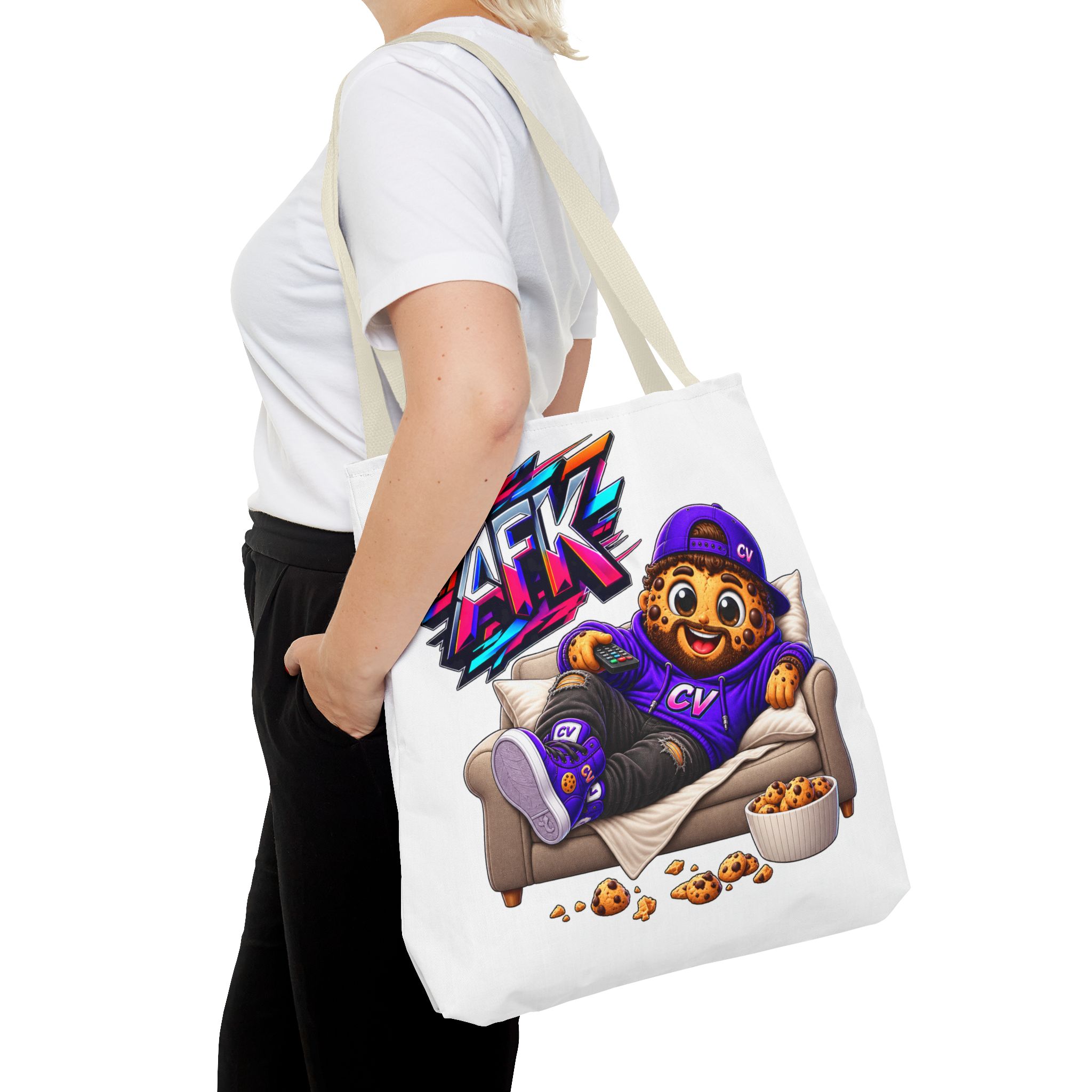 Crunchyverse Cookie Maskottchen-Tragetasche | "AFK" Character Artwork – Bild 20