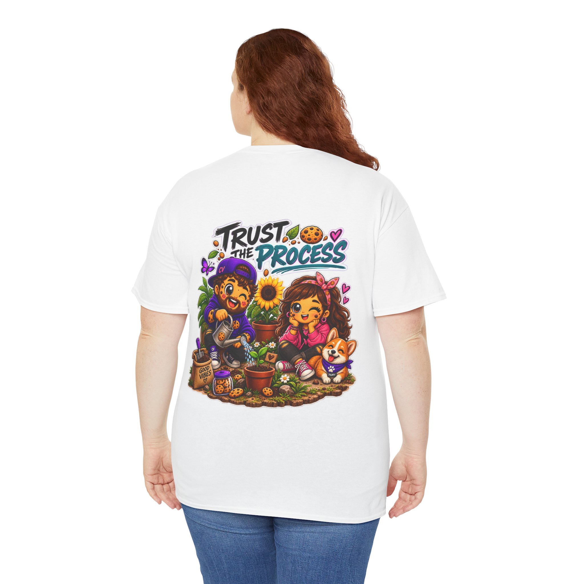 Oversize "Trust The Process" T-Shirt | Snack Cookie Graphic Tee – Bild 7