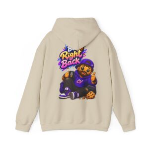Kuschliger "Be Right Back" Oversize-Hoodie | Snack Mascot Illustration