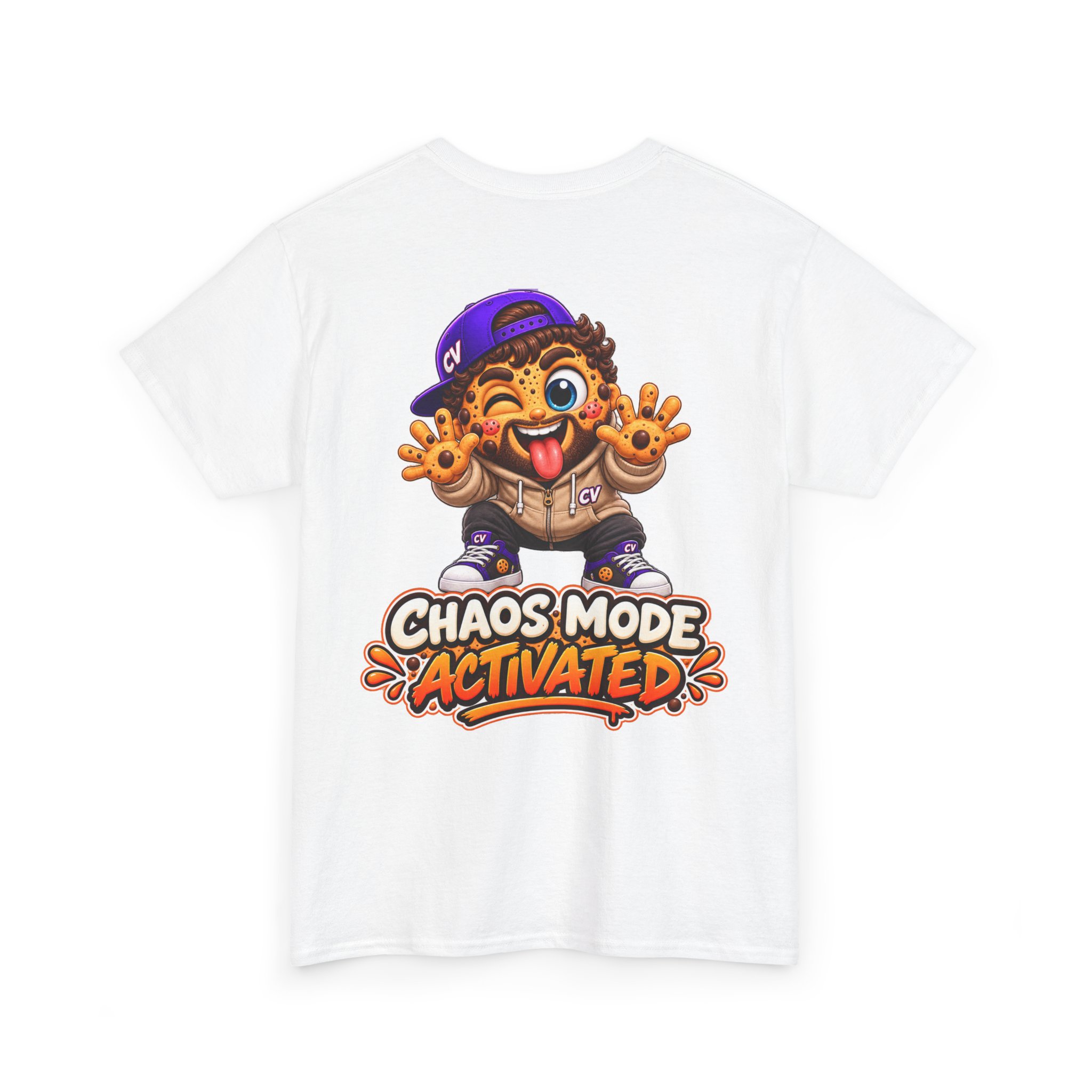 Oversize "Chaos Mode Activated"" T-Shirt | Snack Cookie Graphic Tee – Bild 8