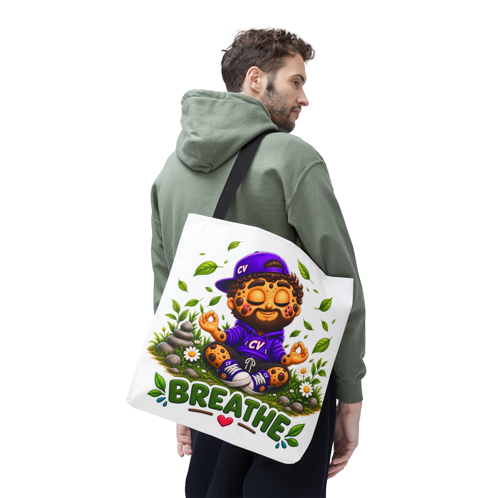 Crunchyverse Cookie Maskottchen-Tragetasche | "Breathe" Character Artwork – Bild 6