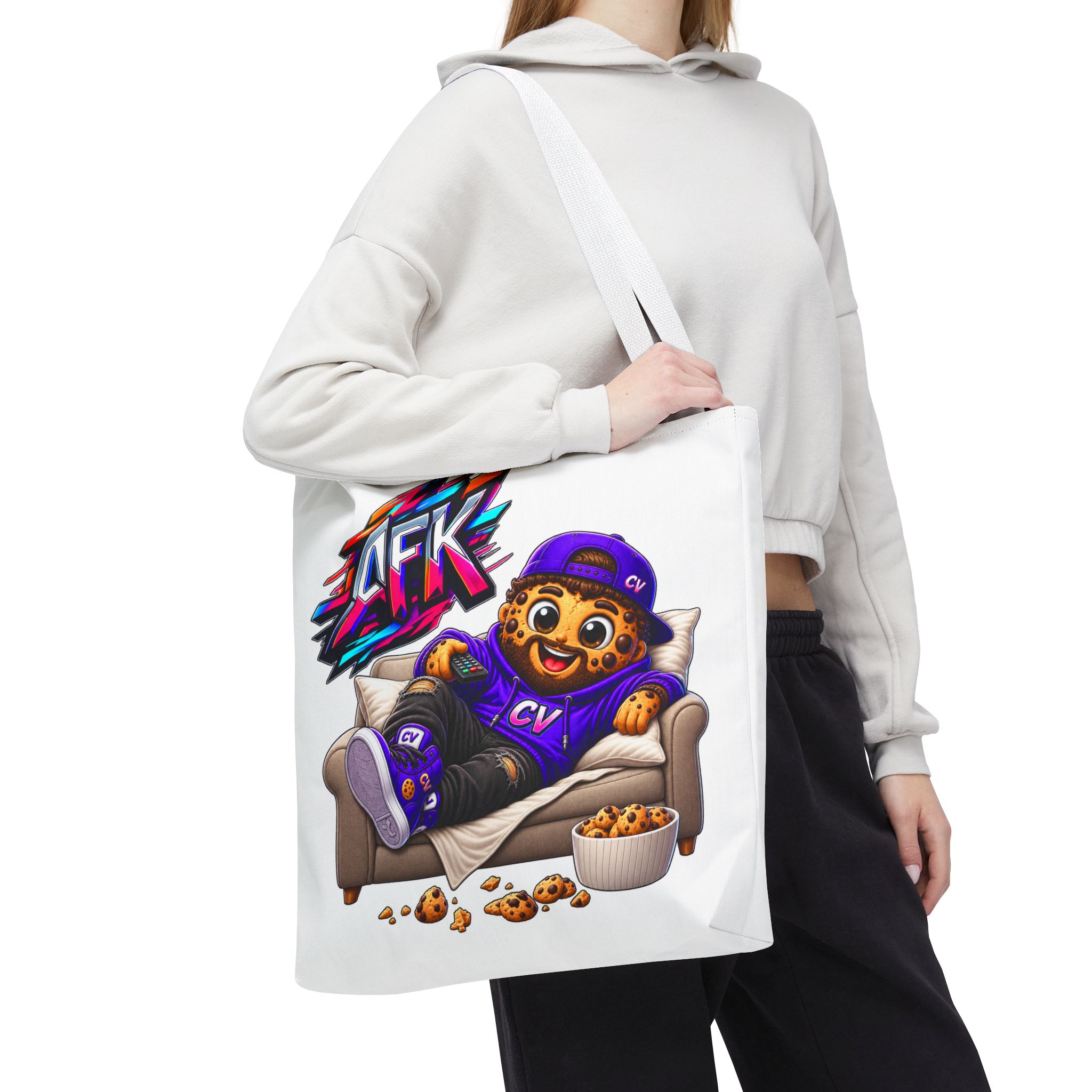 Crunchyverse Cookie Maskottchen-Tragetasche | "AFK" Character Artwork – Bild 15