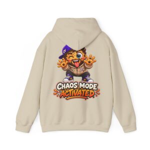 Kuschliger "Chaos Mode Activated" Oversize-Hoodie | Snack Mascot Illustration