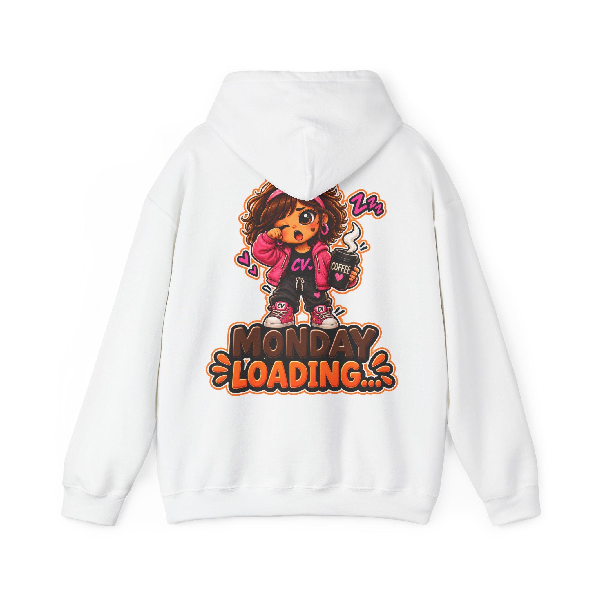 Kuschliger "Monday Loading...." Oversize-Hoodie | Snack Mascot Illustration – Bild 5