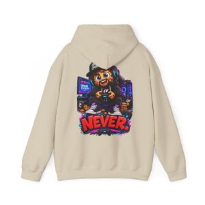 Kuschliger "Game Over? Never." Oversize-Hoodie | Snack Mascot Illustration