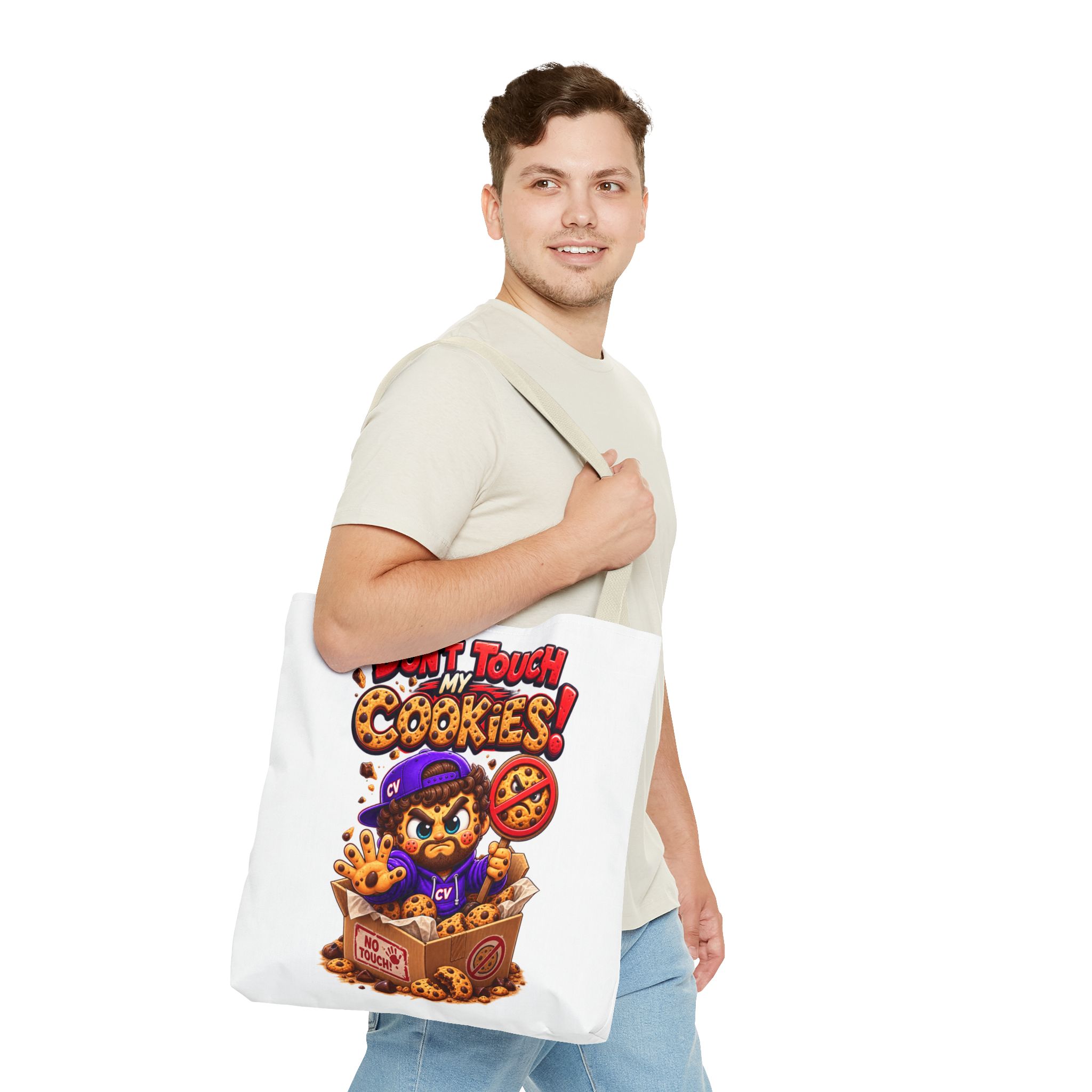 Crunchyverse Cookie Maskottchen-Tragetasche | "Dont Touch my Cookies" Character Artwork – Bild 19