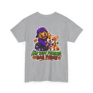 Oversize "My Best friend Has Paws Dog" T-Shirt | Snack Cookie Graphic Tee