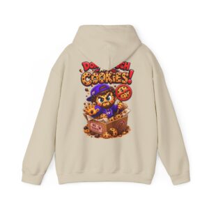 Kuschliger "Dont touch my Cookies" Oversize-Hoodie | Snack Mascot Illustration
