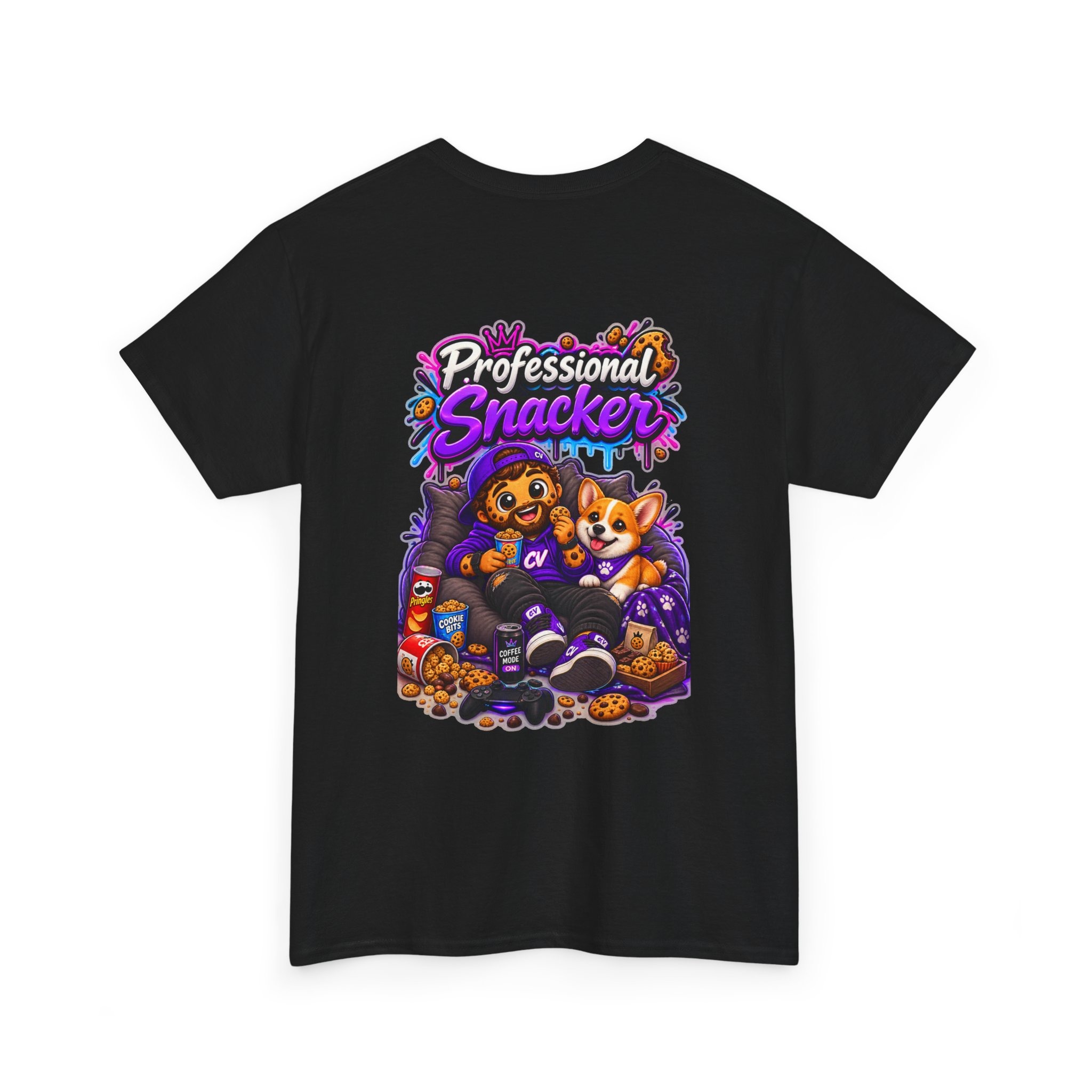 Oversize "Professional Snacker" T-Shirt | Snack Cookie Graphic Tee – Bild 13