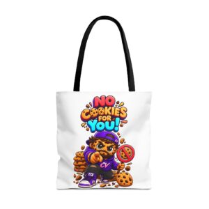 Crunchyverse Cookie Maskottchen-Tragetasche | "No Cookies for You" Character Artwork