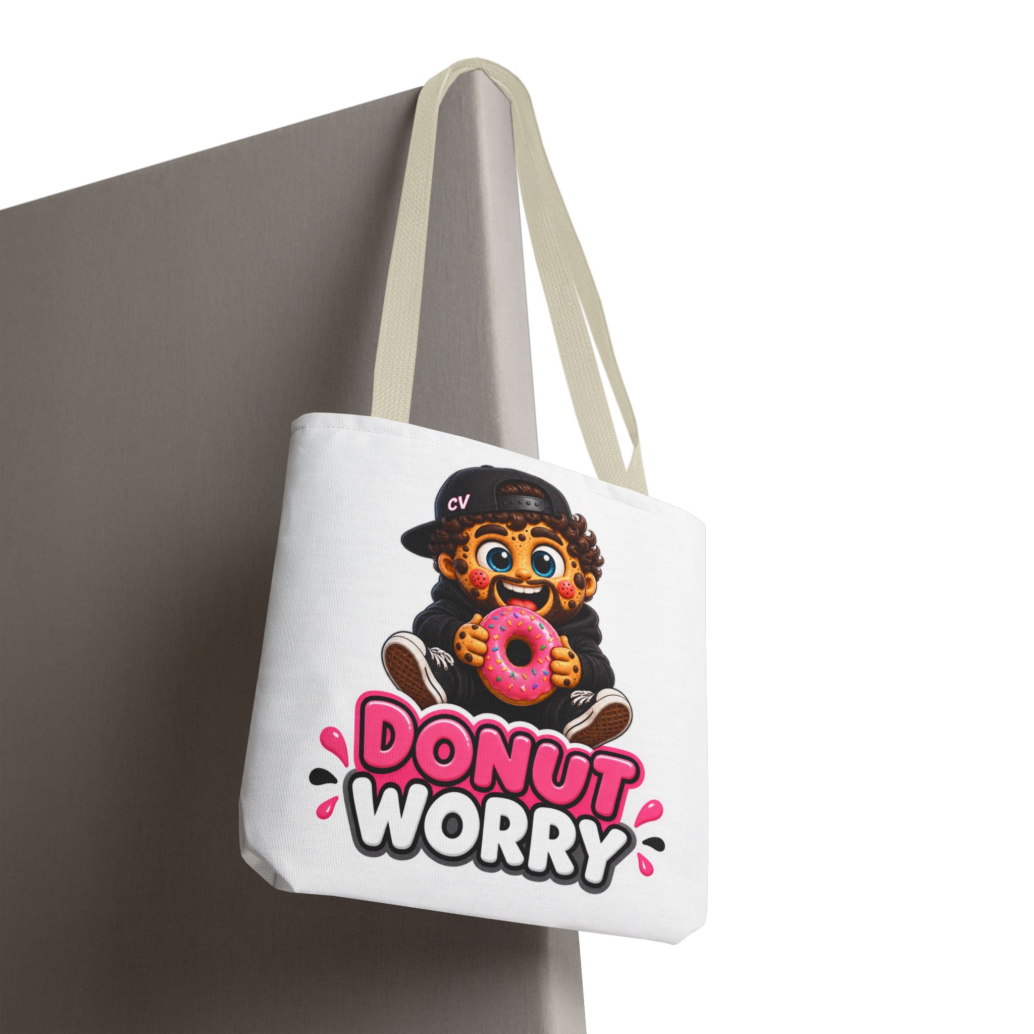 Crunchyverse Cookie Maskottchen-Tragetasche | "Donut Worry" Character Artwork – Bild 21