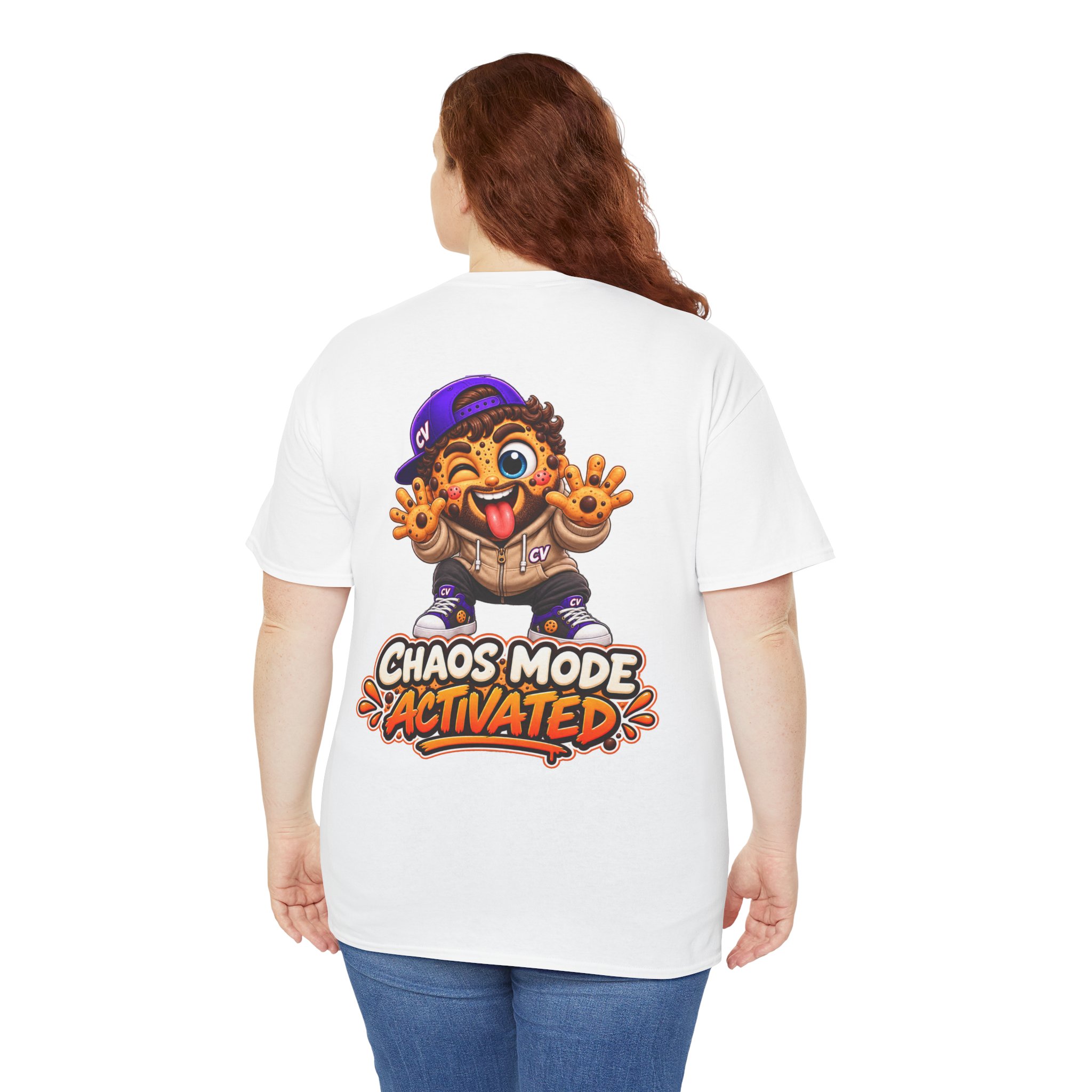 Oversize "Chaos Mode Activated"" T-Shirt | Snack Cookie Graphic Tee – Bild 7