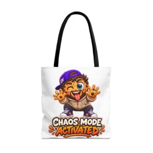 Crunchyverse Cookie Maskottchen-Tragetasche | "Chaos Mode Activated"" Character Artwork