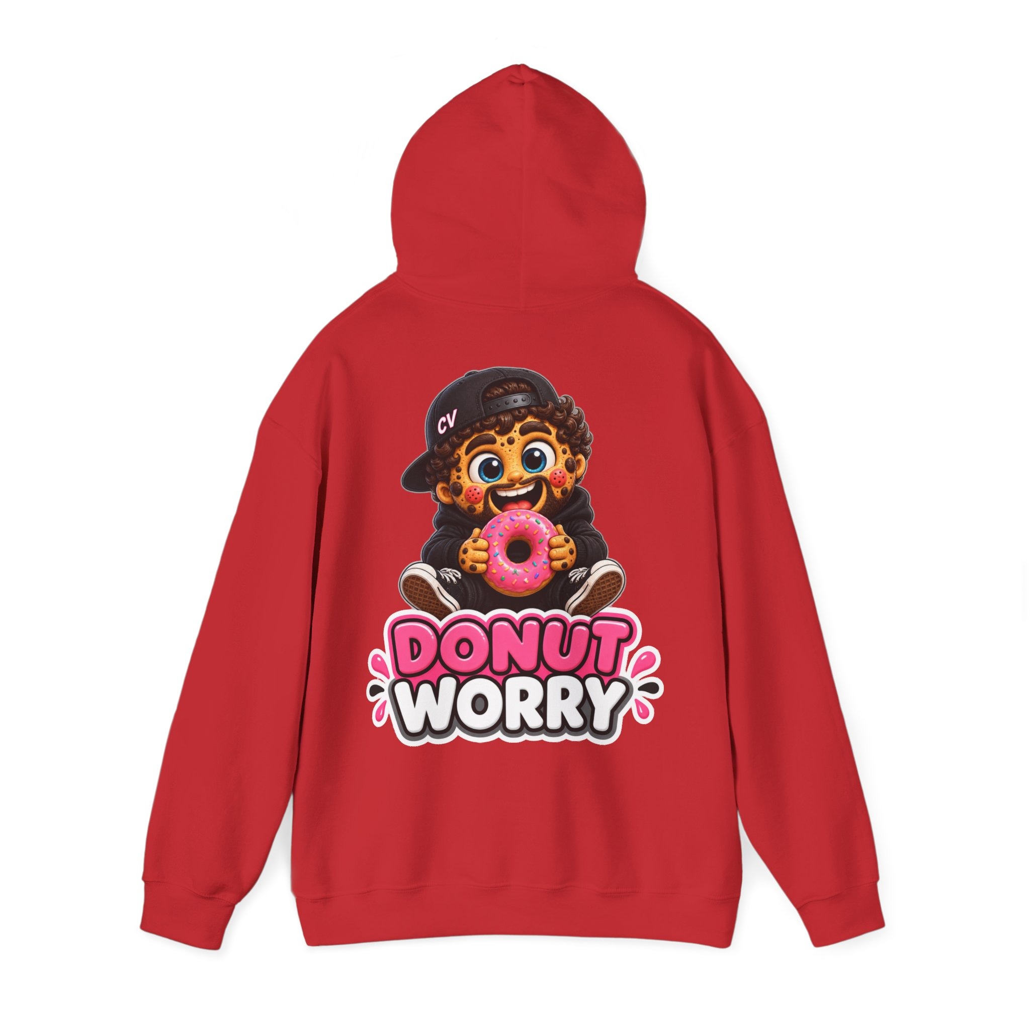 Kuschliger "Donut Worry" Oversize-Hoodie | Snack Mascot Illustration – Bild 23