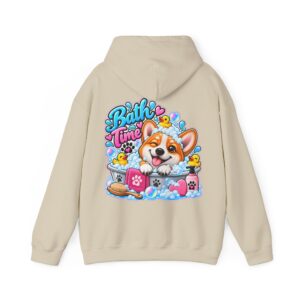 Kuscheliger "Bath Time" Oversize-Hoodie | Snack Mascot Illustration
