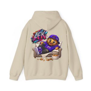 Kuschliger "AFK" Oversize-Hoodie | Snack Mascot Illustration