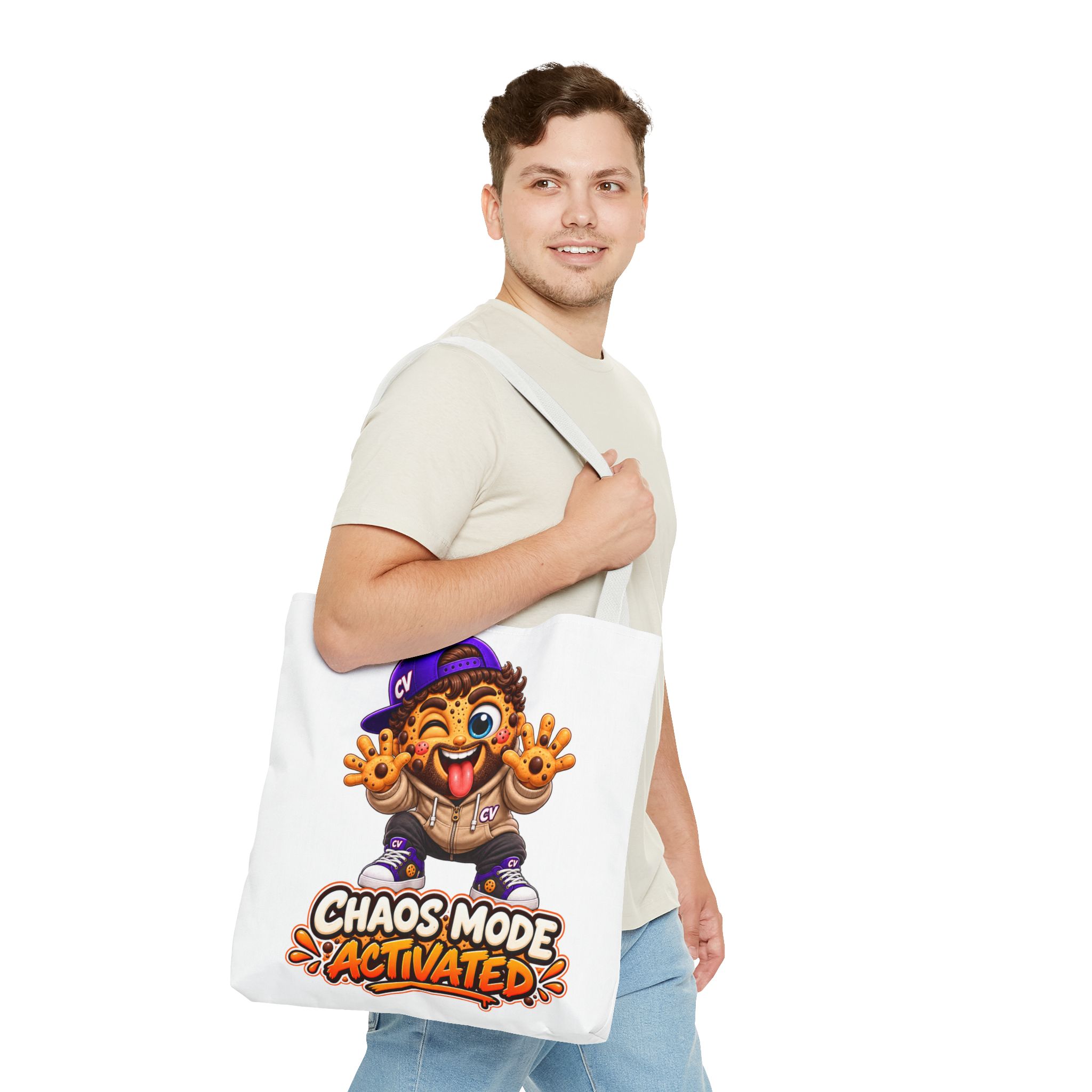 Crunchyverse Cookie Maskottchen-Tragetasche | "Chaos Mode Activated"" Character Artwork – Bild 11