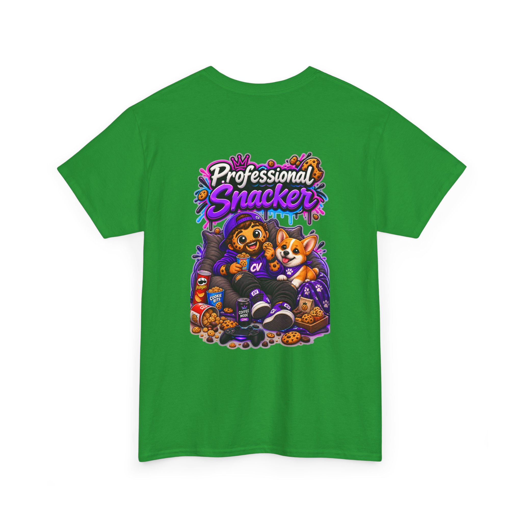 Oversize "Professional Snacker" T-Shirt | Snack Cookie Graphic Tee – Bild 14