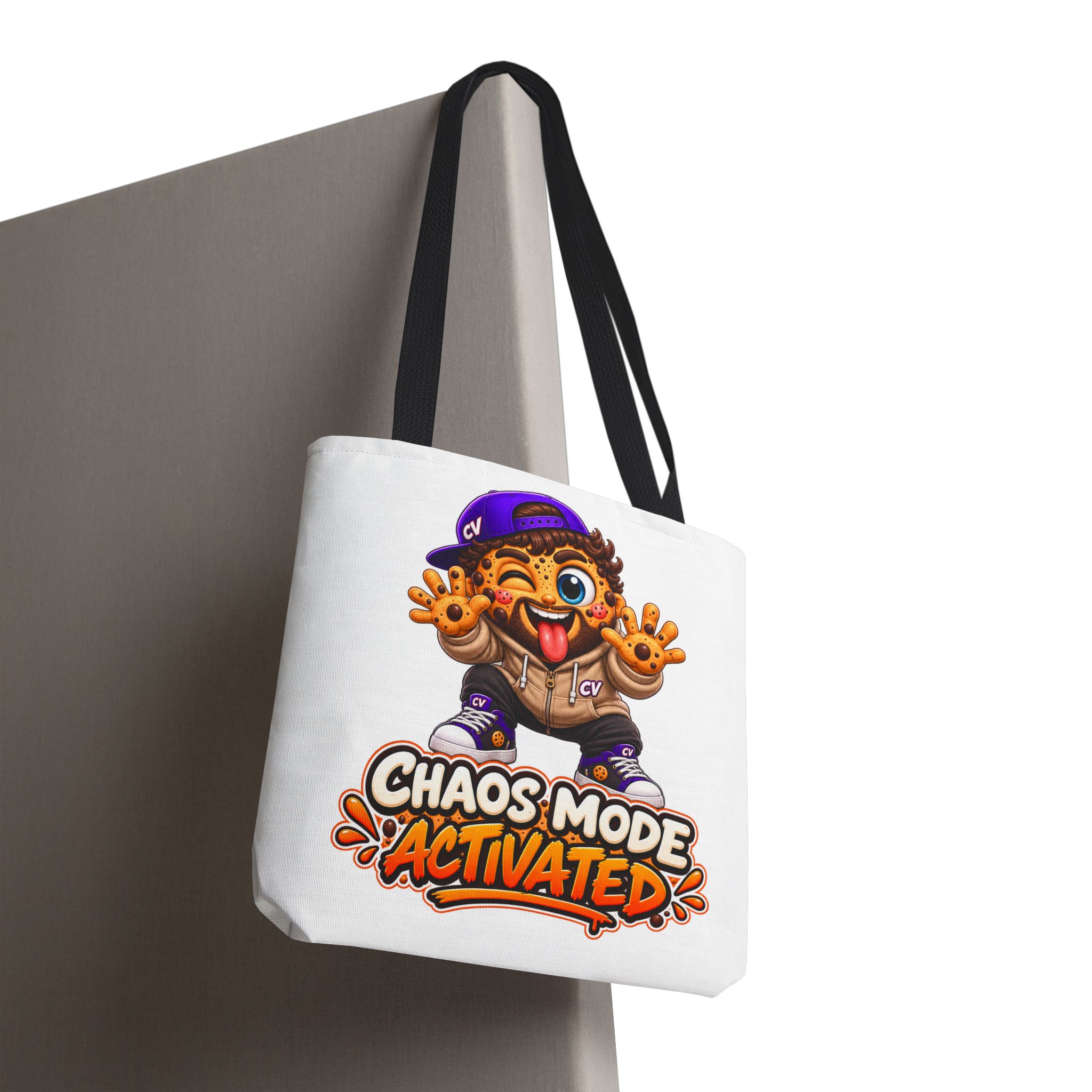 Crunchyverse Cookie Maskottchen-Tragetasche | "Chaos Mode Activated"" Character Artwork – Bild 8