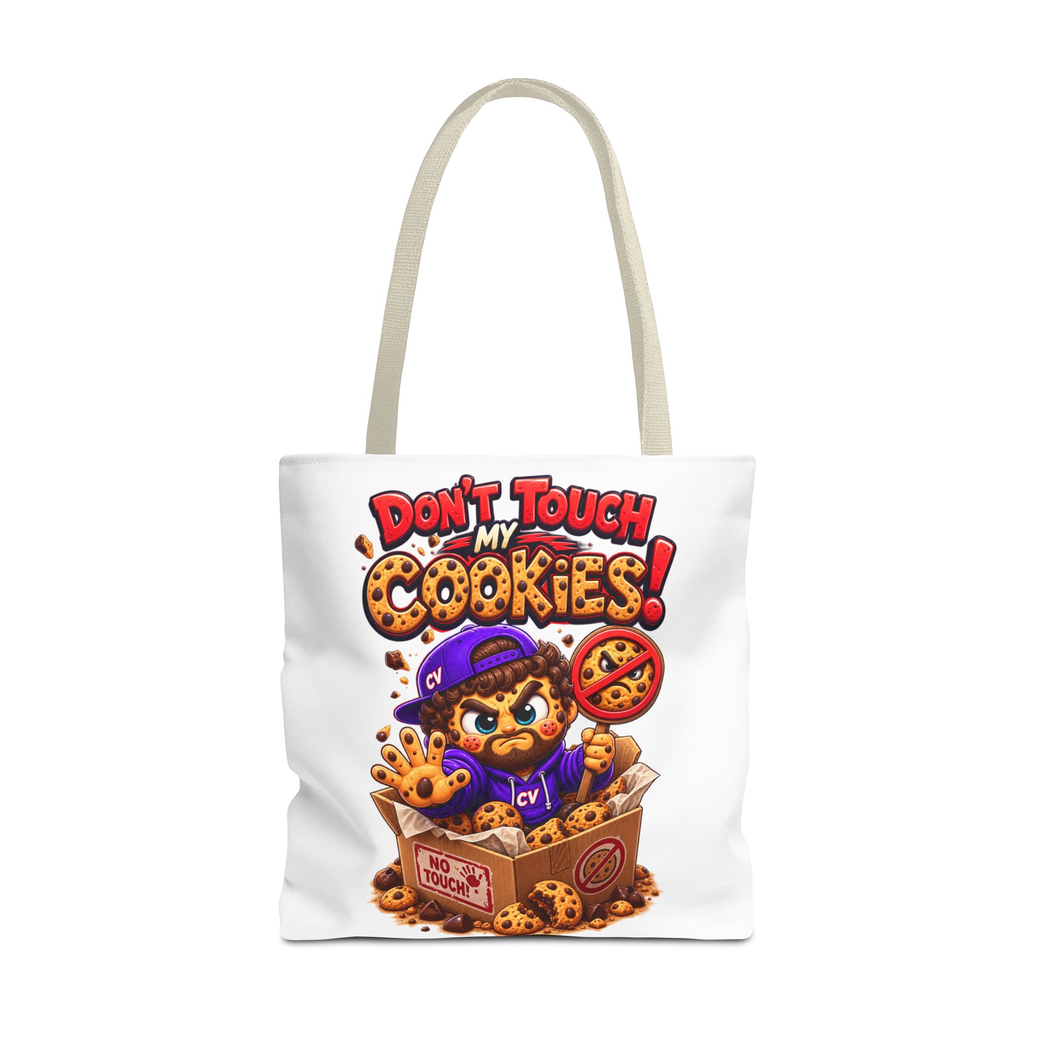 Crunchyverse Cookie Maskottchen-Tragetasche | "Dont Touch my Cookies" Character Artwork – Bild 17