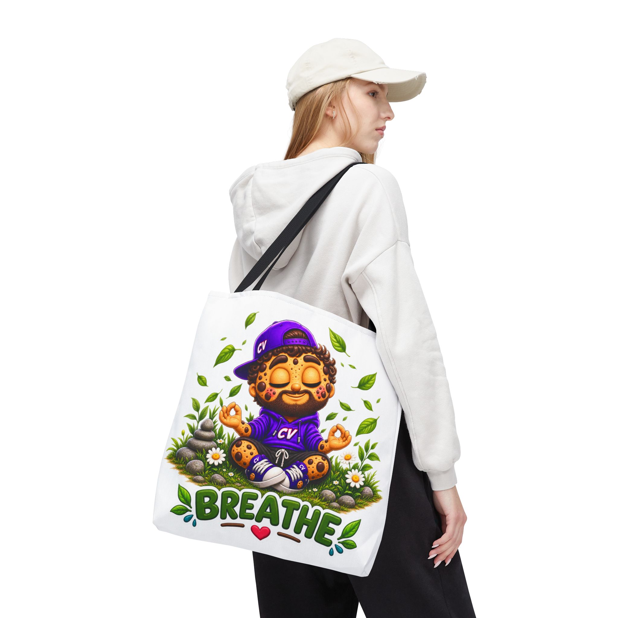 Crunchyverse Cookie Maskottchen-Tragetasche | "Breathe" Character Artwork – Bild 5