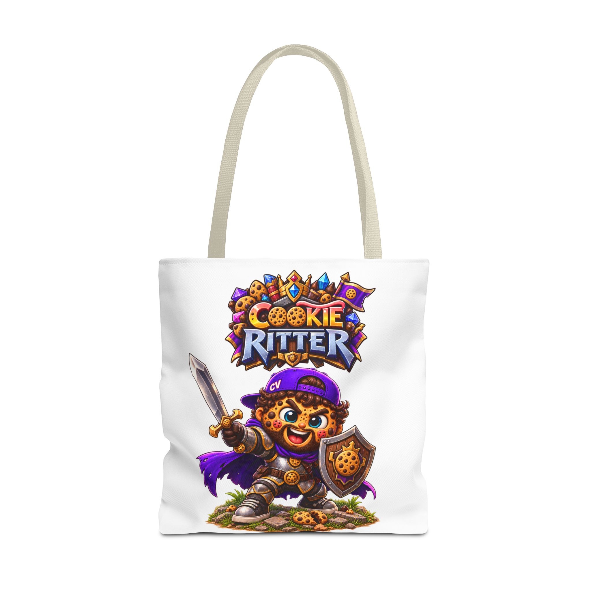Crunchyverse Cookie Mascot Tote Bag | "Cookie Ritter" Character Artwork – Bild 17