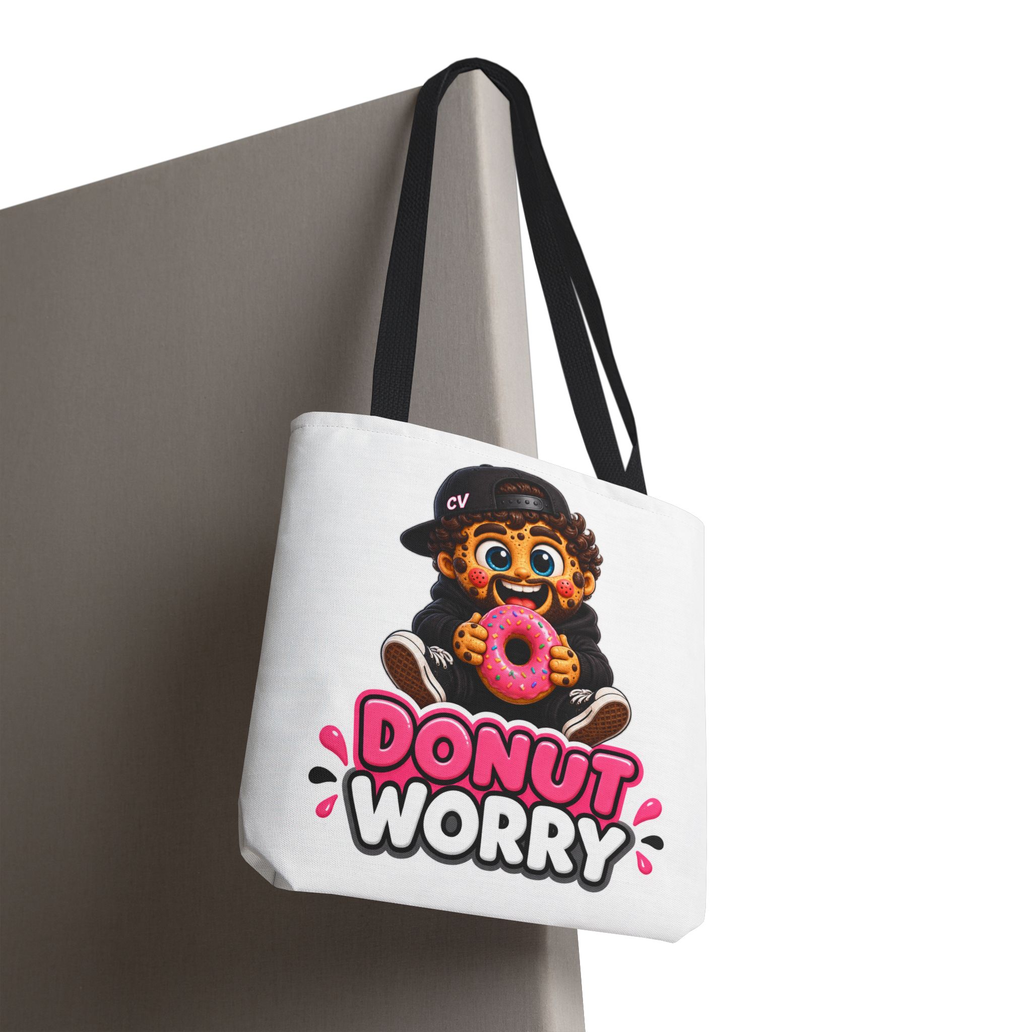 Crunchyverse Cookie Maskottchen-Tragetasche | "Donut Worry" Character Artwork – Bild 8