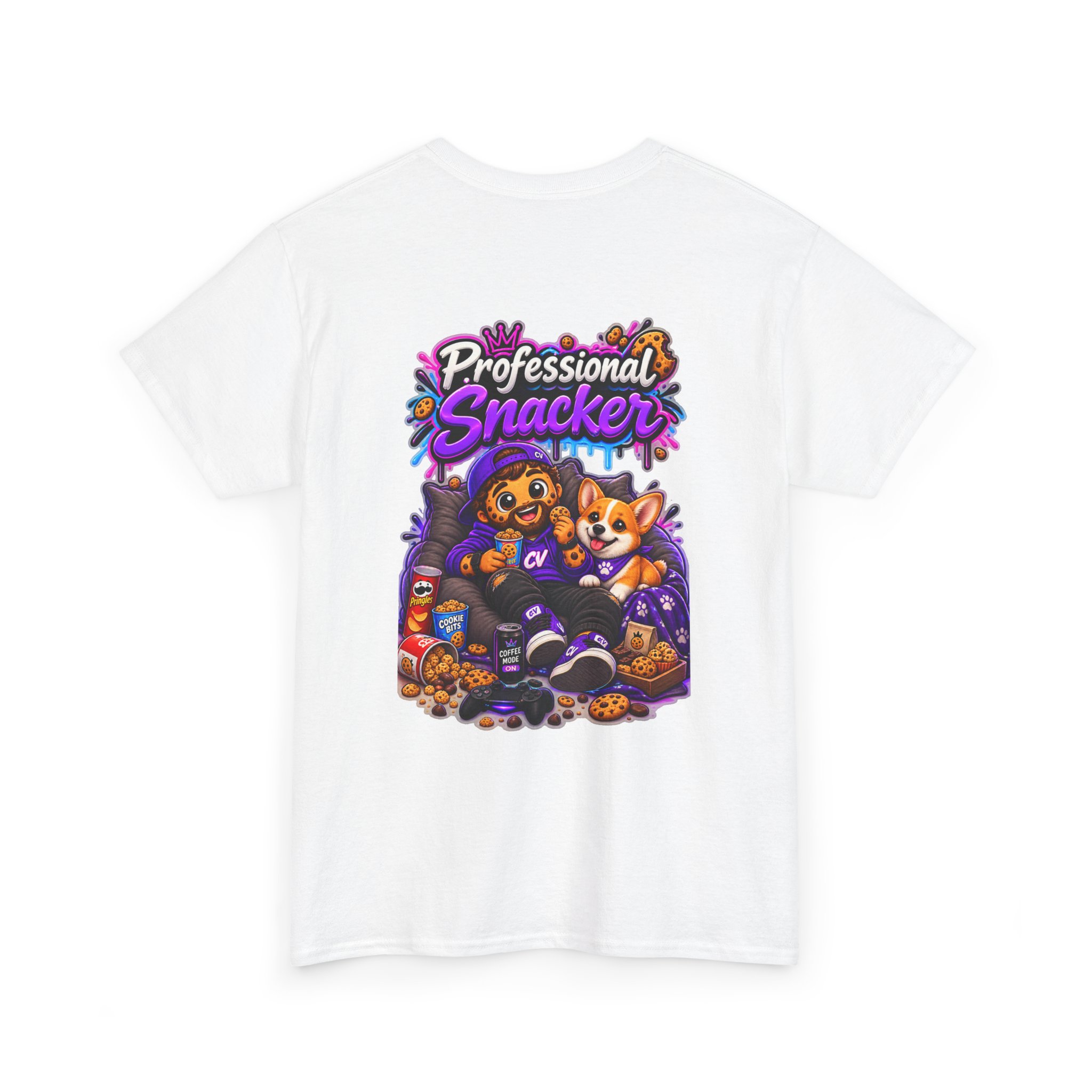 Oversize "Professional Snacker" T-Shirt | Snack Cookie Graphic Tee – Bild 9