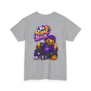 Oversize "Be Right Back" T-Shirt | Snack Cookie Graphic Tee