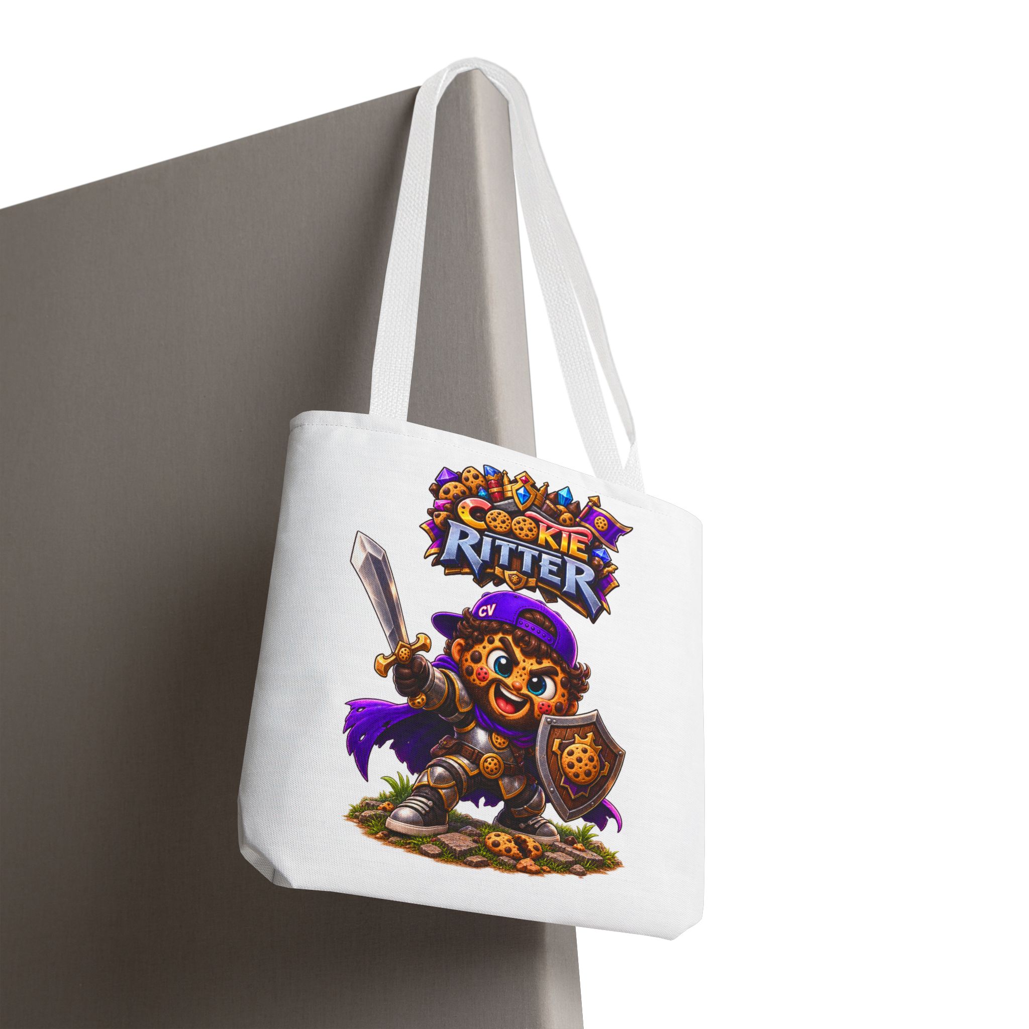 Crunchyverse Cookie Mascot Tote Bag | "Cookie Ritter" Character Artwork – Bild 16