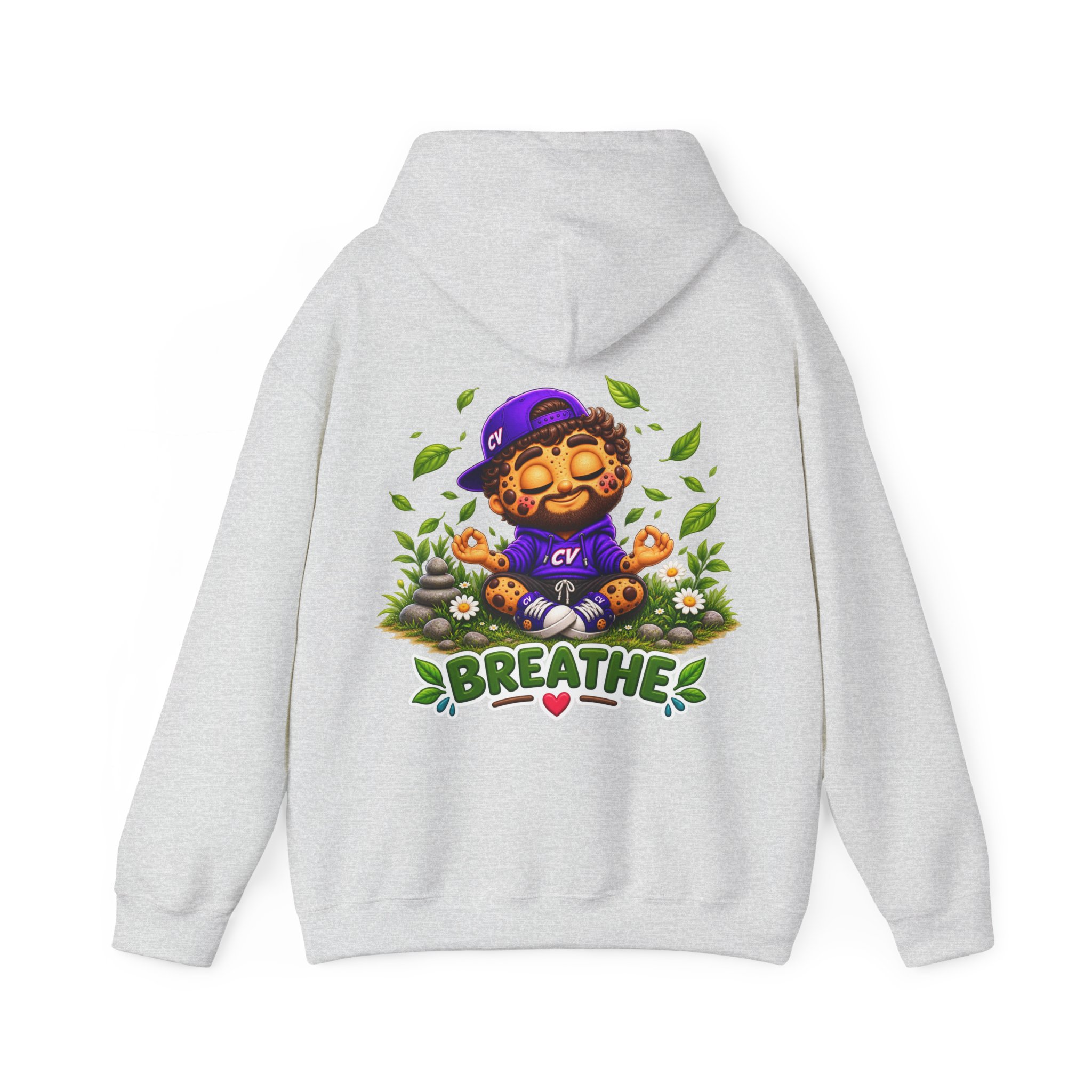 Kuschliger "Breathe" Oversize-Hoodie | Snack Mascot Illustration – Bild 14