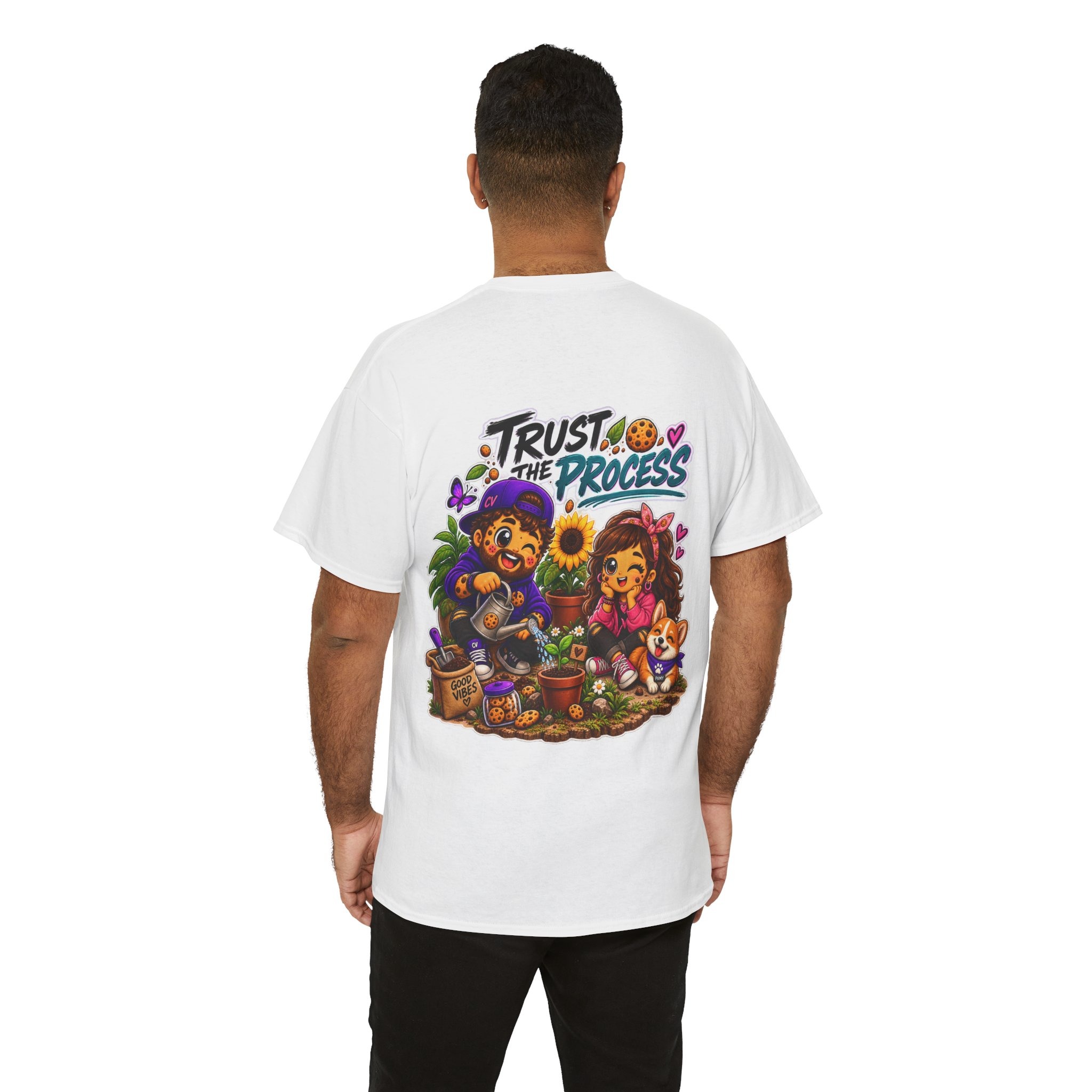 Oversize "Trust The Process" T-Shirt | Snack Cookie Graphic Tee – Bild 5