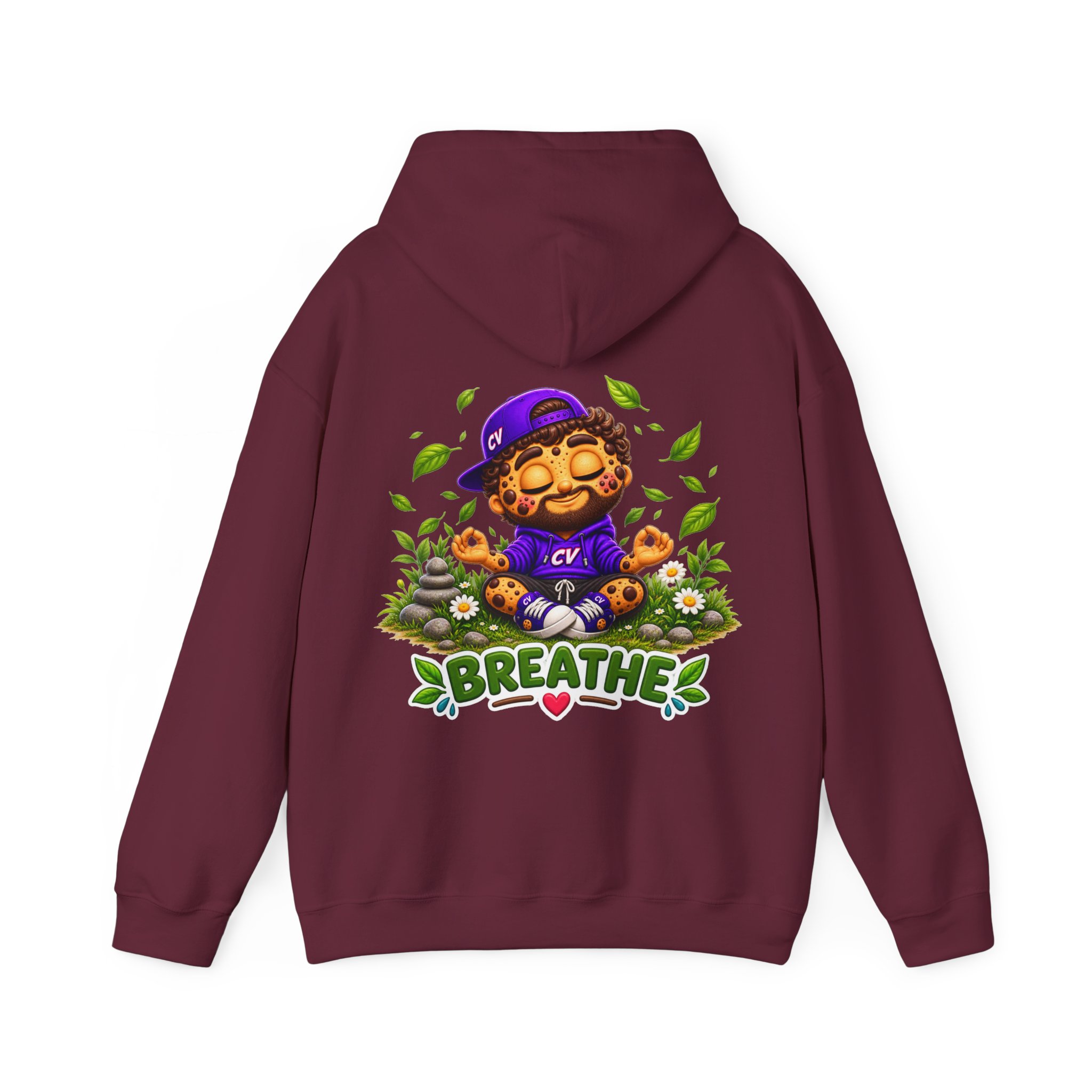 Kuschliger "Breathe" Oversize-Hoodie | Snack Mascot Illustration – Bild 8