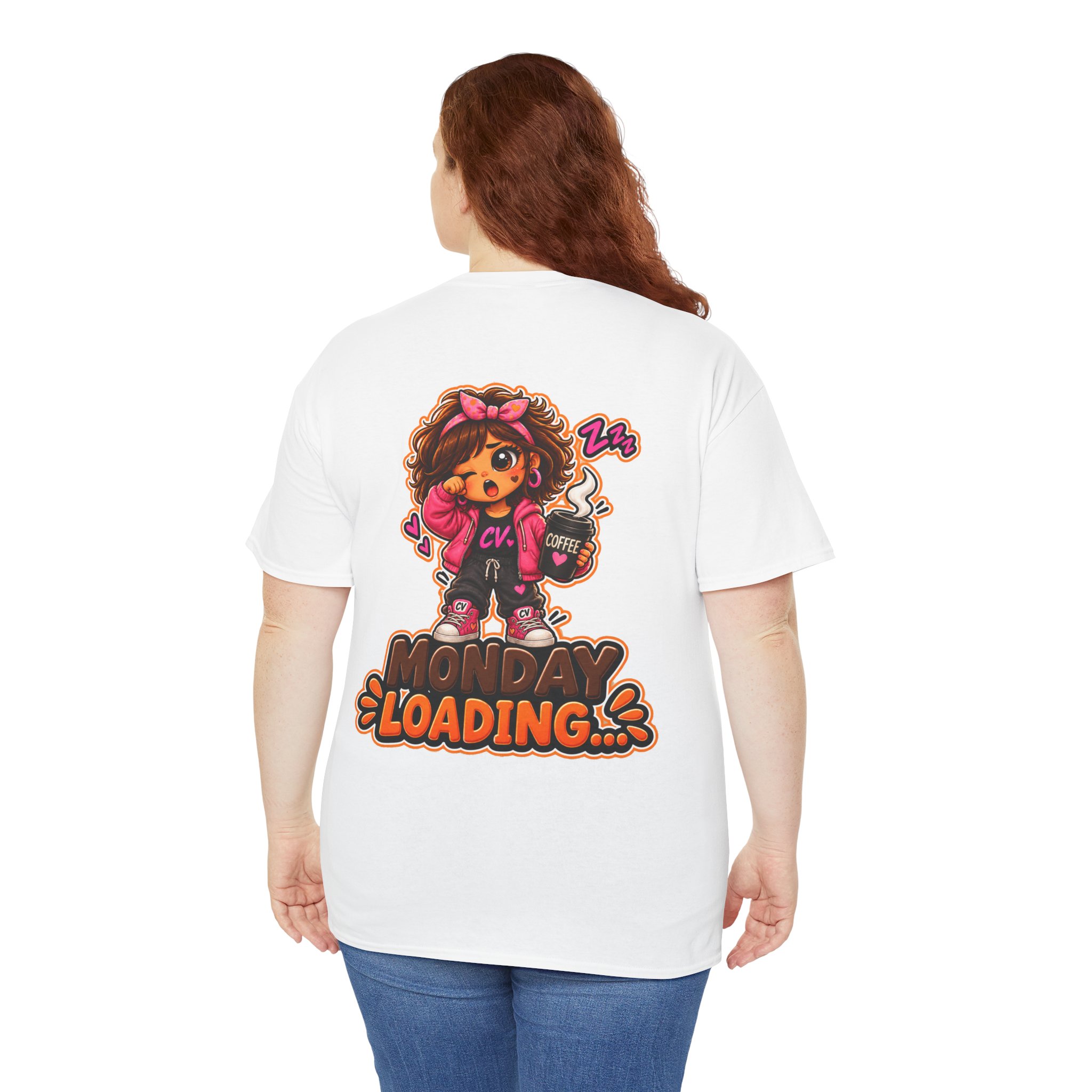 Oversize "Monday Loading...." T-Shirt | Snack Cookie Graphic Tee – Bild 7