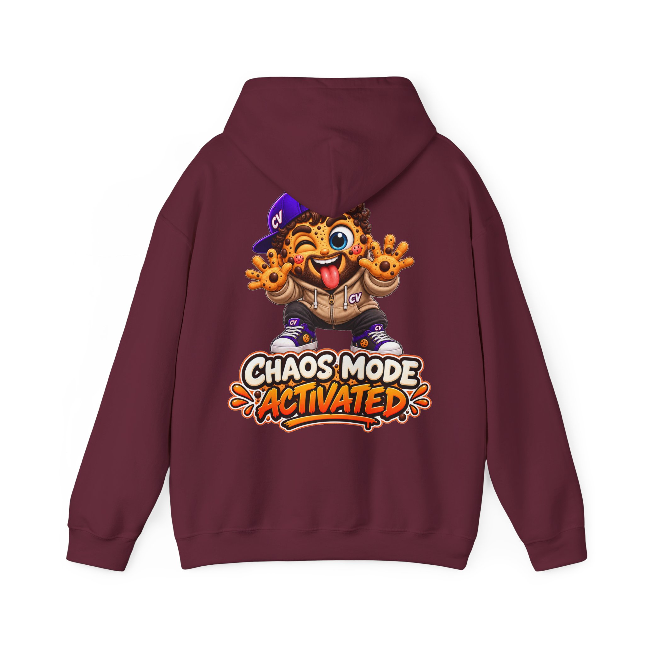 Kuschliger "Chaos Mode Activated" Oversize-Hoodie | Snack Mascot Illustration – Bild 8